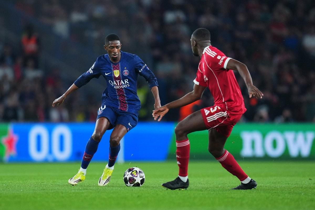 开云-巴黎vs利物浦半场数据：控球率75%-25%，射门8-0